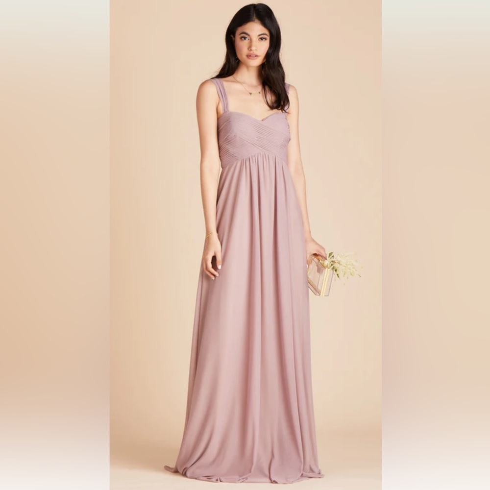 Birdy Gray sz small Maria “convertible” bridesmaid dress in Mauve NEW WITH TAGS